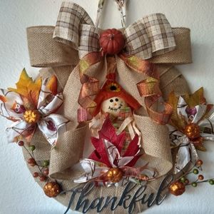 Fall Wreath "Thankful"